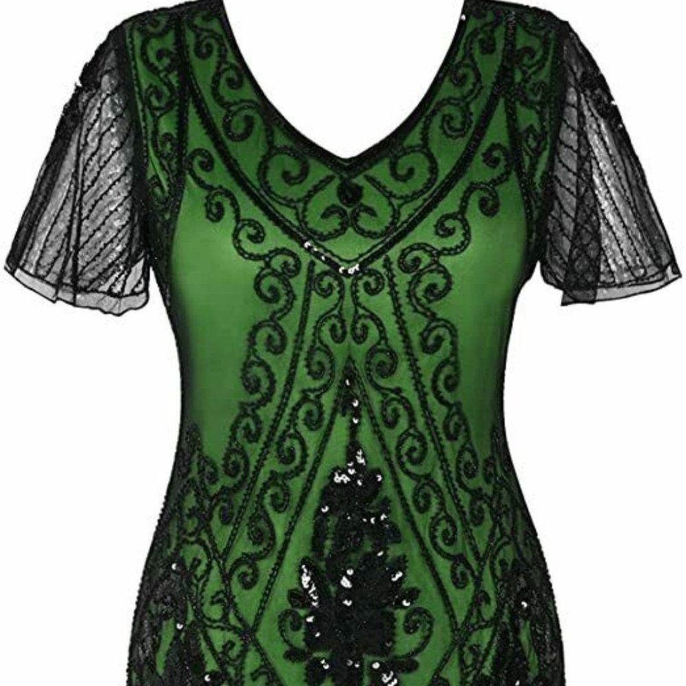 PrettyGuide Women's 1920s Art Deco Dress